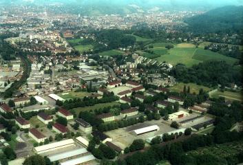 Luftbild Kaserne von Süden