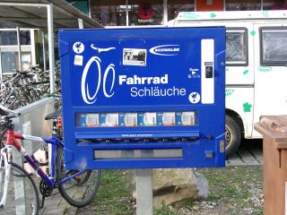 Automat für Fahrradschläuche